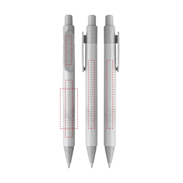 Logotrade profilreklam bild: Bamboo Wheat Pen vete halm kulspetspenna