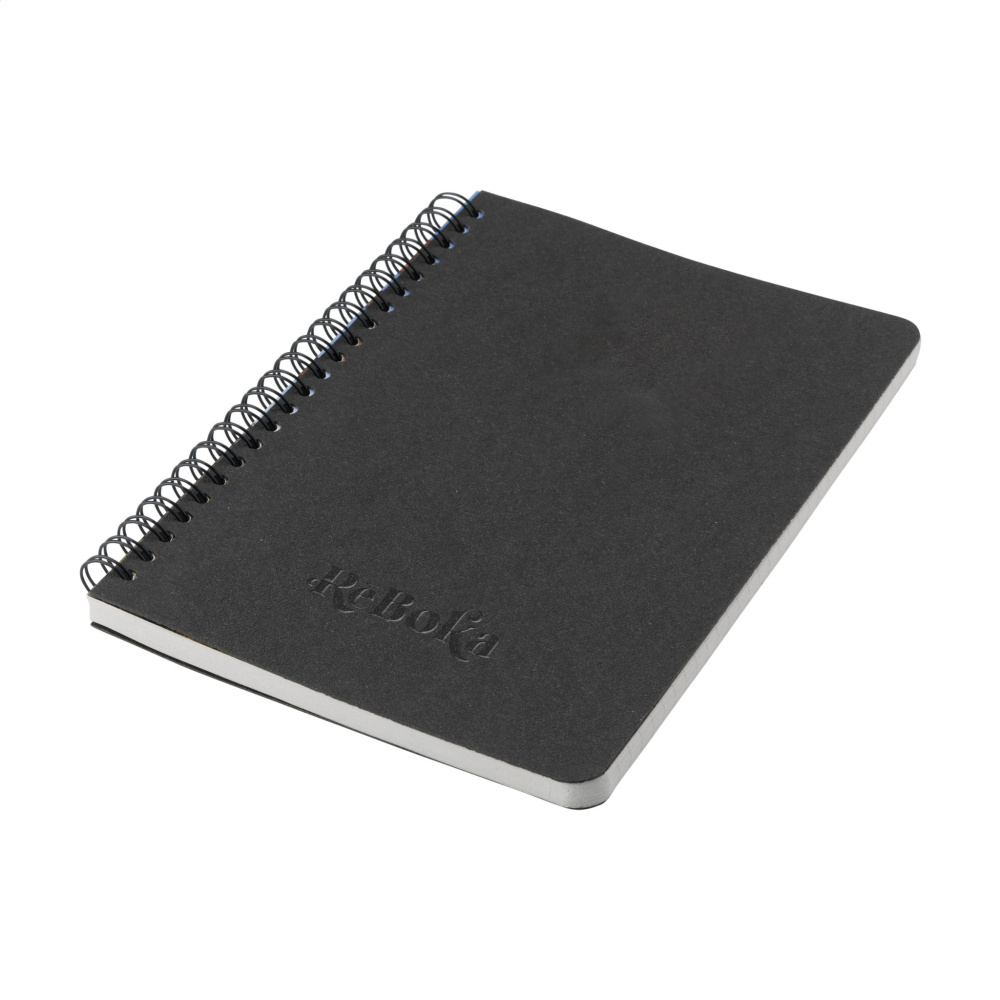 Logotrade profilreklam bild: Kaffepapper Notebook Wire-O A5