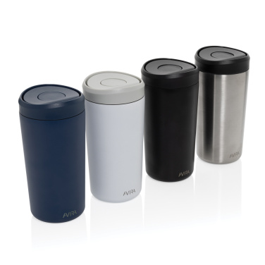 Logotrade profilprodukter bild: Avira Alix RCS re-steel klickmugg 400ML