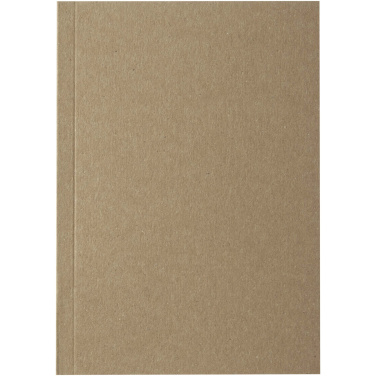 Logotrade profilprodukter bild: Novella Austen A6 anteckningsbok med återvunnet mjukt omslag med kraftpapper, 100 ark