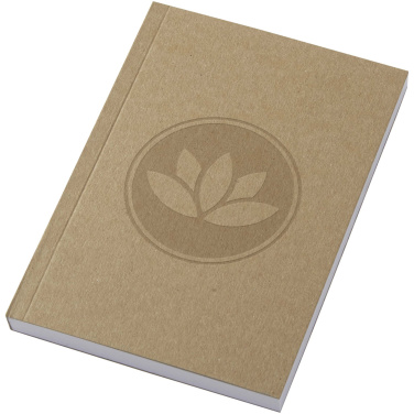 Logotrade presentreklam bild: Novella Austen A6 anteckningsbok med återvunnet mjukt omslag med kraftpapper, 100 ark