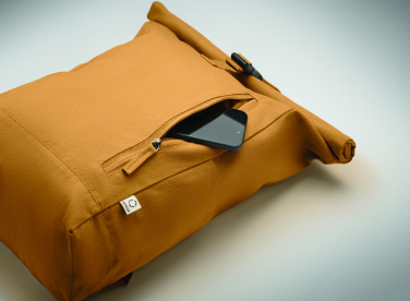Logotrade reklamprodukter bild: Rolltop-ryggsäck 390 gr/m²