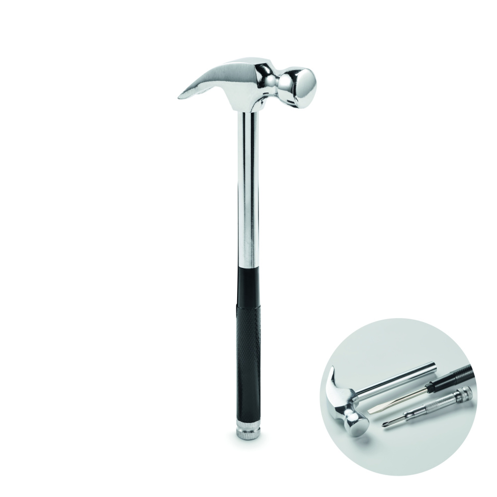 Logotrade presentreklam bild: Hammare/skruvmejsel