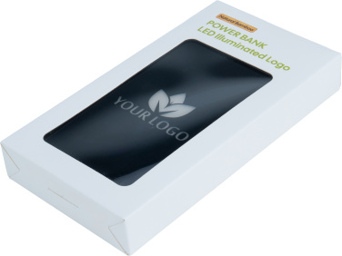 Logotrade profilprodukter bild: Powerbank 5000 mAh med upplyst logotyp