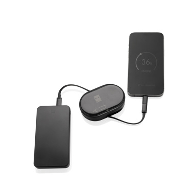 Logotrade profilprodukter bild: Chargevix Multifunktionell 60W laddning i RCS återv. plast