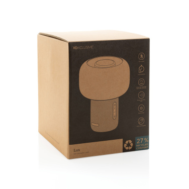 Logotrade presentreklam bild: Lux 10 W högtalarlampa i återvunnen plast