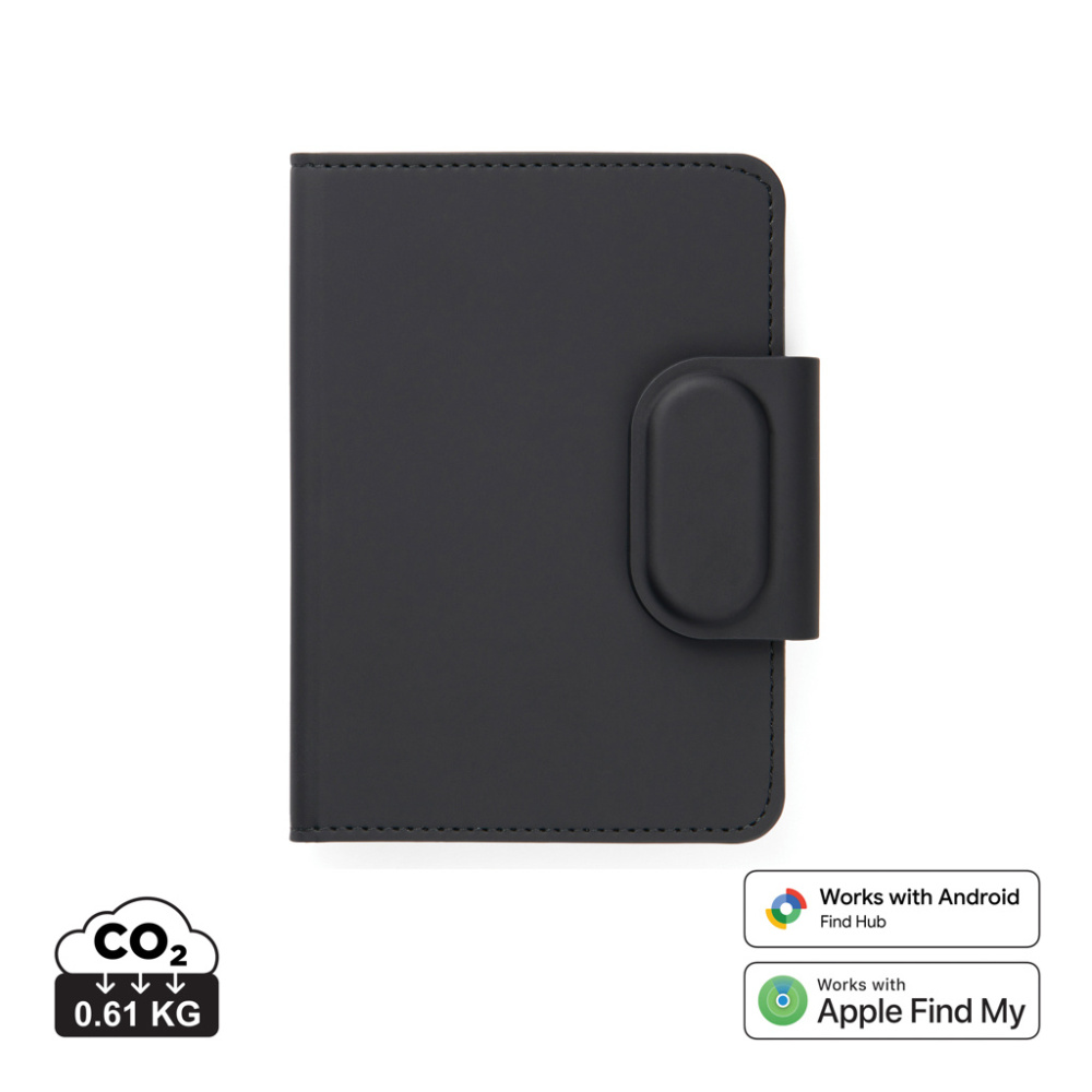 Logotrade presentreklam bild: VINGA Baltimore RCS Passport Cover With Finder Dual