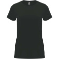 Capri kortärmad T-shirt för dam, Mörk bly