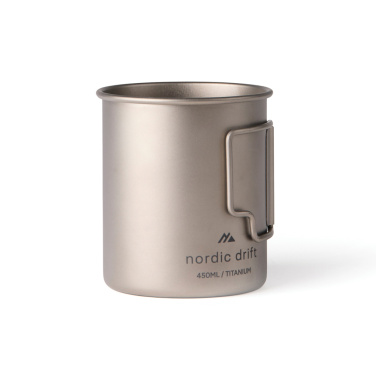 Logotrade kampanjprodukter bild: Nordic Trail ultralätt titaniummugg 450 ml
