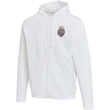 Logotrade presentreklam bild: Jasper 280 g/m² unisex-huvtröja av återvunnet ekologiskt OCS-material