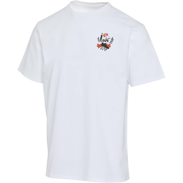 Logotrade kampanjprodukter bild: Lucas 280 g/m2 unisex-oversized T-shirt av ekologiskt OCS-material
