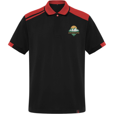 Logotrade profilreklam bild: Samurai 160 g/m2 antibakteriell kortärmad unisex-pikétröja 