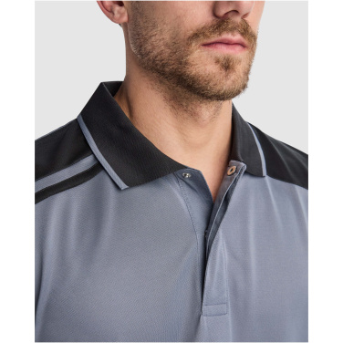 Logotrade profilreklam bild: Samurai 160 g/m2 antibakteriell kortärmad unisex-pikétröja 