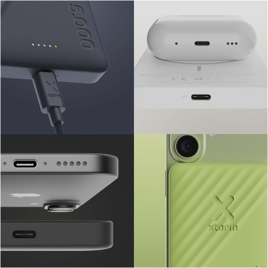 Logotrade reklamprodukter bild: Xtorm Go2 trådlös powerbank på 15 W, 5 000 mAh