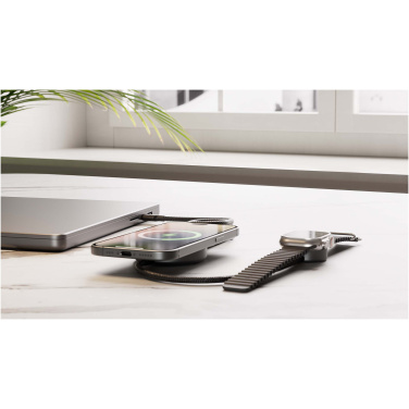 Logotrade kampanjprodukter bild: Zens Pro 2 15 W dubbel laddningskabel